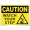 Vestil Vinyl Label Sign, 7-1/2" H, 10-1/2" W, Vinyl Label, Rectangle, English, SI-C-35-A-LB-011 SI-C-35-A-LB-011 - alternate 1